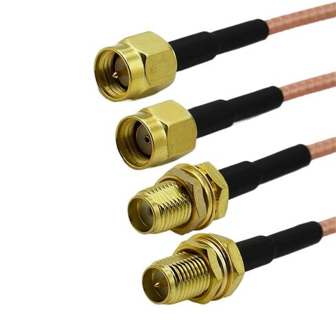 RG316 Cable SMA Male Female Connector Antenna Extension Jumper Pigtail Adapter 1Pcs(Type 6) in Saudi Arabia