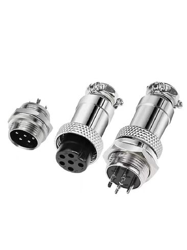 5Pcs Female and Male of Aviation Connector Diameter 16mm 2/3/4/5/6/7/8/9 Pins GX16 Socket(7 pins Connector) in Saudi Arabia