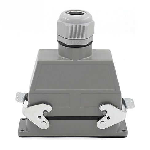 Heavy-Duty Connector 108 Core Cold Compression Rectangular Air HDC-HDD-108 Industrial Socket 10A 1Pcs(108 pins top line) in Saudi Arabia