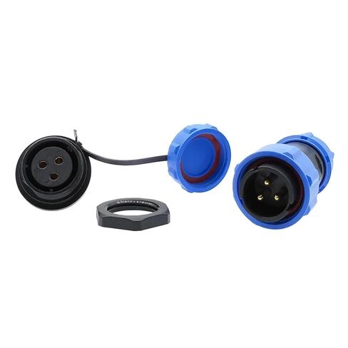 SP2110 SP2112 Connector Back Nut SP21 2pin 3pin 4pin 5pin 7pin 9pin 12 Pin Connectors Socket 1Pcs(4 pin) in Saudi Arabia