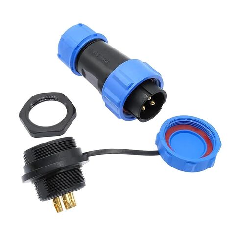 SP2110 SP2112 Connector Back Nut SP21 2pin 3pin 4pin 5pin 7pin 9pin 12 Pin Connectors Socket 1Pcs(4 pin) in Saudi Arabia
