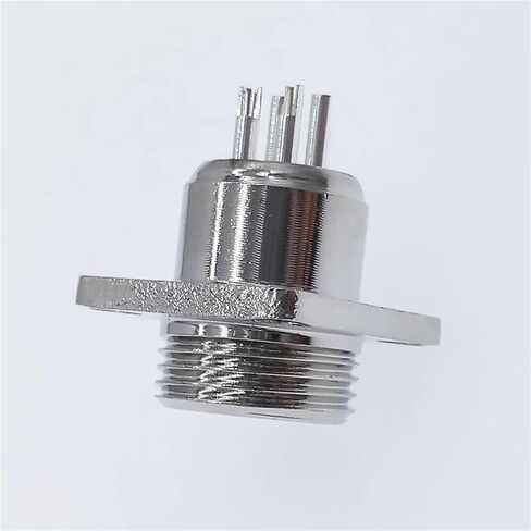 GX12 Connector Square Base Flange Socket 2 Pin 3pin 4pin 5pin 6pin 7pin Diam 12mm 1Pcs(2 Pin) in Saudi Arabia