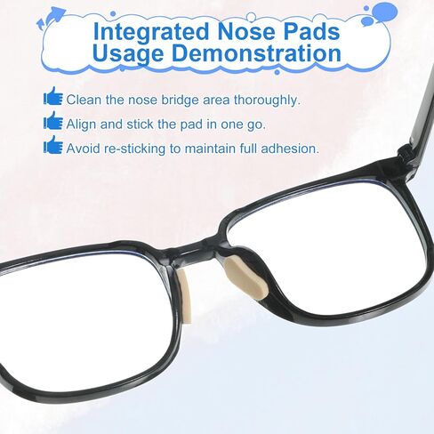 Qianyu 96 Pairs EVA Foam Nose Pads for Glasses Non-Slip Glasses Noses Cushion Soft Foam Eyeglasses Nose Pads Self Adhesive Foams Eye Glass Replacement Pad for Plastic Frames Glass Sunglasses in Saudi Arabia