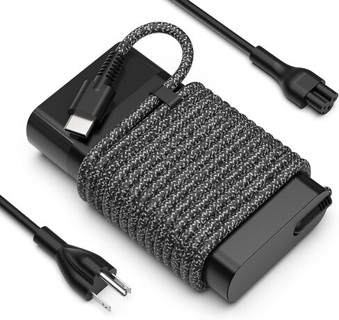 Newest 65W Watt USB Type C AC Power Adapter for Dell Latitude 3340 3440 3540 5340 5440 5540 7340 7440 7640 9440 2in1 Dell Laptop Charger Include Power Cord in Saudi Arabia