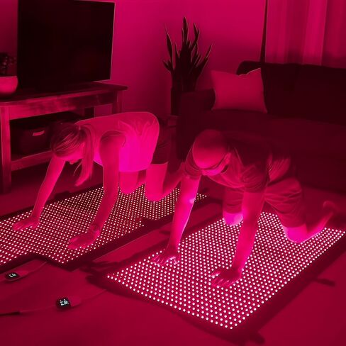 2026 خرز LED مزدوج الطول محدث 660 نانومتر و850 نانومتر بطانية علاج بالضوء الأحمر لكامل الجسم، تستخدم لتخفيف آلام الوجه والجسم والعناية الشخصية بصحة الجلد، 75 بوصة × 34 بوصة (أسود) in Saudi Arabia