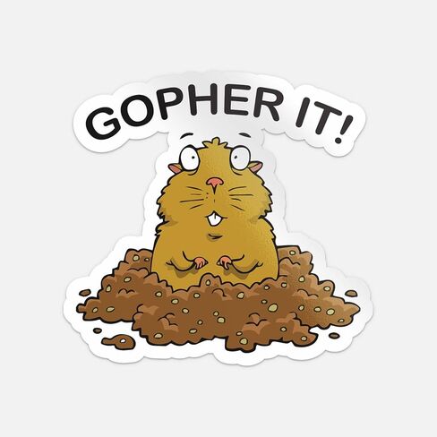 ملصق من الفينيل لممتص الصدمات للسيارة Gopher It in Saudi Arabia