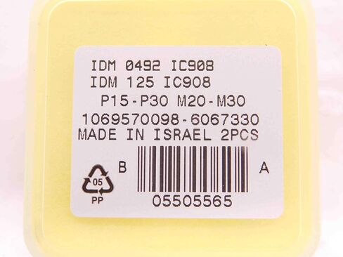 2 قطعة جديد ISCAR IDM 0492 IC908 كربيد استبدال الحفر تلميح إدراج المبرد من خلال - EA1229BM5 in Saudi Arabia