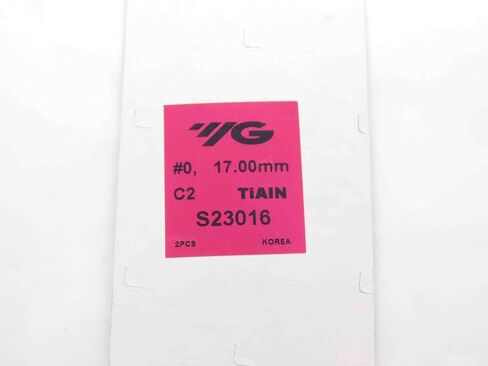 2pcs New YG1 17mm Series #0 S23016 C2 TiAlN Coated Carbide Spade Drill Inserts - DCT-DM2560 in Saudi Arabia