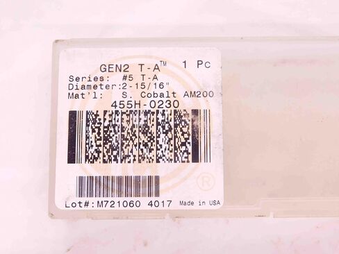 1 قطعة جديد AMEC سلسلة 5 455H-0230 AM200 الكوبالت المجرف الحفر إدراج 2 15/16 ضياء. - EA1073BL5 in Saudi Arabia