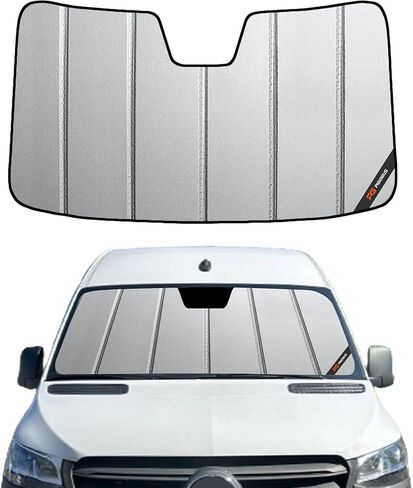Windshield Sun Shade for 2007-2024 Mercedes Benz Sprinter Front Window Sunshade - AstraGuard in Saudi Arabia