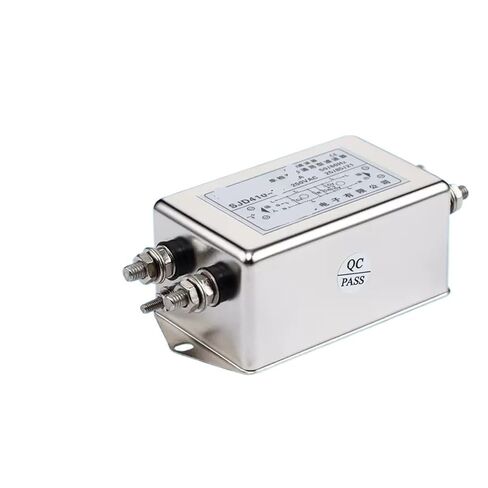 مرشح طاقة منخفض التمرير مضاد للتدخل أحادي الطور AC مزدوج القسم 220 فولت SJD410-3A 6A 10A 20A 30A (كتلة طرفية SJD410-10 -DT) in Kuwait