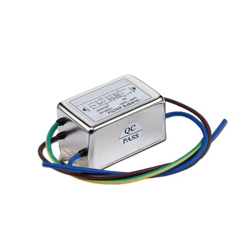 مرشح طاقة منخفض التمرير مضاد للتدخل أحادي الطور AC مزدوج القسم 220 فولت SJD410-3A 6A 10A 20A 30A (كتلة طرفية SJD410-10 -DT) in Kuwait