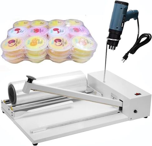 Shrink Film Shrink Wrap Sealer,Shrink Wrapping Machine,2 in 1 Hand Wrapping Machine Shrink Wrap Machine with 1800W Heat Gun,Heat Sealer Film Sealing Machine,9 Levels Temperature(45CM) in Saudi Arabia