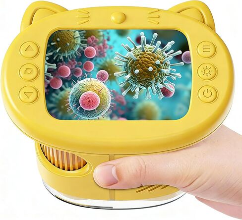 Digital Microscope for Kids Toys for Ages 5-7 8-13: 1000X Handheld Microscope with 2.0" IPS Screen, for Grandkids, 6 8 Year Old Boy Birthday Gift with 32GB Card, Toys for Boys 6-8 8-10 in Saudi Arabia