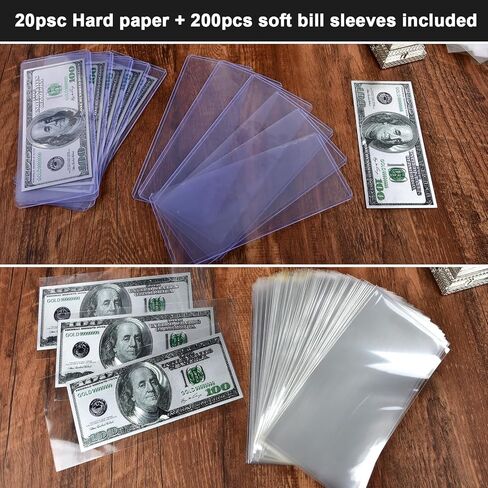 كبسولات حامل العملات المعدنية من FULLCASE مقاس 46 مم مع 6 أحجام من الفوم (141 قطعة)، وأكمام للعملات الورقية الصلبة (20 قطعة)، وأكمام ناعمة بالدولار (200 قطعة) صندوق منظم للتخزين (أبيض) in Kuwait