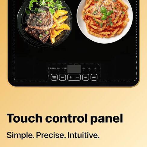 Electric Warming Tray for Food, 40"x14" Extra Large Buffet Food Warmer, 3 Heat Levels, Timer & Delay Start, Auto Shut-Off, Glass Top Warming Plate for Home, Kitchen & Daily Use in Saudi Arabia