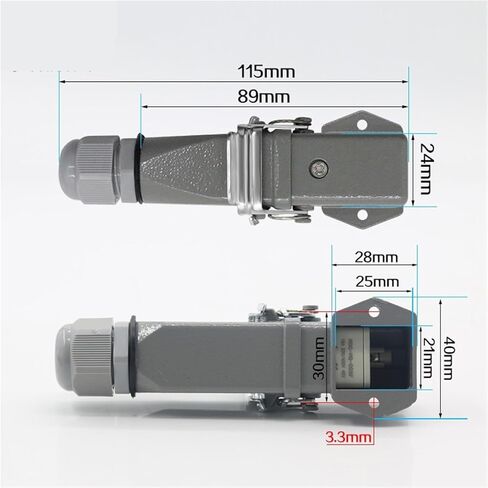 Heavy-Duty Connector 6 (5 + 1) Core Ha-006-3 Air Horizontal Cold Pressure 1Pcs in Saudi Arabia