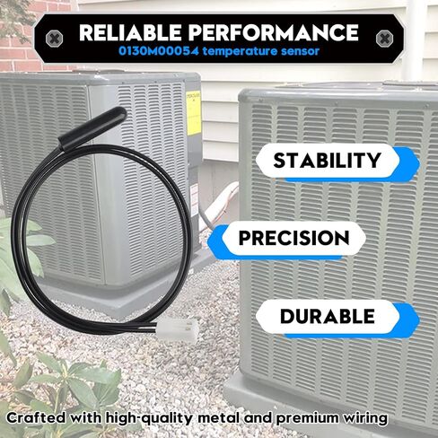 0130M00054 Air Temperature Sensor Fits for Outdoor Thermostat, Fits Models 2-Stage ASZC18 (ClimateTalk) and More, Replacement Part for Goodman Thermostat Sensor in Kuwait