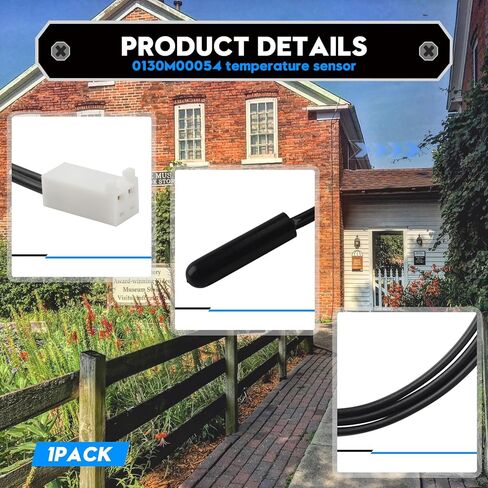 0130M00054 Air Temperature Sensor Fits for Outdoor Thermostat, Fits Models 2-Stage ASZC18 (ClimateTalk) and More, Replacement Part for Goodman Thermostat Sensor in Kuwait