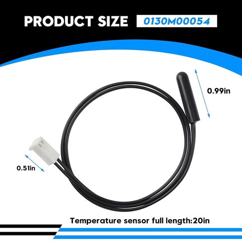 0130M00054 Air Temperature Sensor Fits for Outdoor Thermostat, Fits Models 2-Stage ASZC18 (ClimateTalk) and More, Replacement Part for Goodman Thermostat Sensor in Kuwait