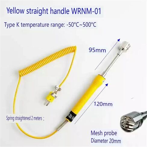 Straight Handle K Type NR81530B NR81531B NR81532B NR81533B NR-81557 Double Needle Surface Thermocouple(WRNM-01 Yellow) in Saudi Arabia