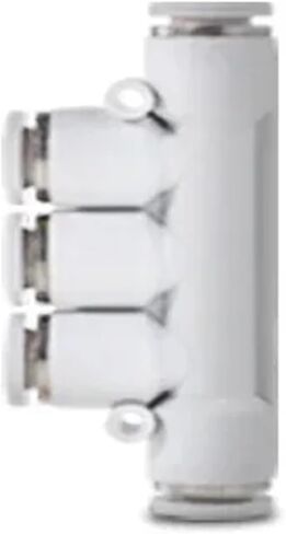 موصلات هوائية تركيبات خرطوم الهواء PU PY PE وصلة بيضاء تدفع إلى الأنابيب 4/6/8/10/12 مم موصل سريع الإصدار 1 قطعة (صمام SA، 6 مم) in Kuwait