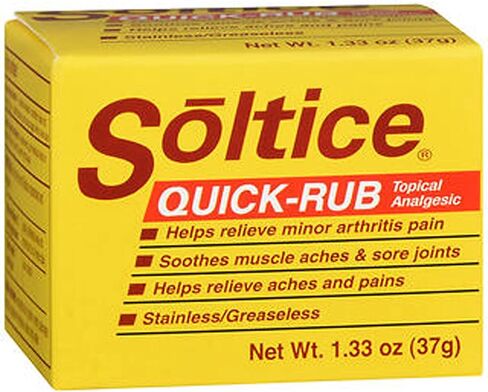 Soltice Quick-Rub Topical Analgesic, 1.33 oz, Pack of 2 in Kuwait