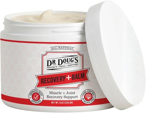Dr. Doug's Recovery Balm – Organic Arnica & Magnesium Topical Rub – Soothing Support Lotion for Active Muscles, Joints, & Skin – Dermatologist Approved, Handmade in USA, Organic 2 oz Twist-Up Stick in Saudi Arabia