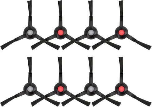 (8 عبوات) فرش جانبية Omni S1 Pro لمكنسة Eufy Omni S1 Pro/ E25/ E28/ C28/ E35 الروبوتية، مجموعة فرش جانبية بديلة، فرش كنس الحواف، مجموعة ملحقات فرشاة الزوايا، فرش ملحقات المكنسة الكهربائية in Kuwait