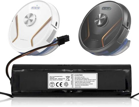 Upgraded 7200mAh Battery for RoboVac X8 Series (X8, X8 Hybrid, X8 Pro) - Upgraded 14.4V Li-ion Replacement - Longer Runtime - Compatible with Original Charger in Kuwait