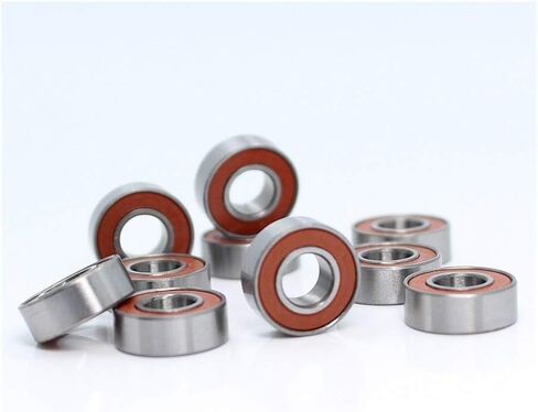 MR115RS Color Bearing for Hobby Electric RC Car Truck 10PCS 5x11x4 mm ABEC-3 MR115 RS 2RS Ball Bearings MR115-2RS Orange Sealed in Saudi Arabia
