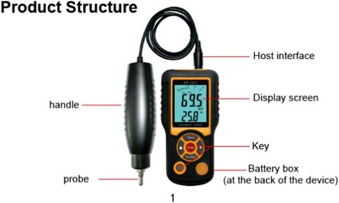 جهاز قياس الاهتزاز الرقمي الدقيق من نوع سبليت، جهاز قياس التسارع، شاشة LCD للتصنيع الميكانيكي، الطاقة الكهربائية، الهندسة الكيميائية، الطيران الفضائي، رمادي in Kuwait