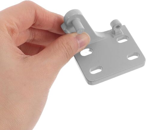 2pcs Cooler Door Hinge Replacements - Metal Refrigerator Door Lower Hinges - Repair & Maintenance Freezer Parts for Commercial Home Kitchen Settings 1.9x1.6x1.6Inch in Saudi Arabia
