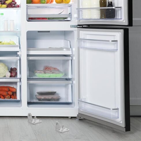 مجموعة مفصلات الثلاجة من Holibanna مكونة من قطعتين - مفصلات محورية للباب شديدة التحمل للمبرد والتخزين البارد والفريزر وأجهزة المطبخ - ملحقات إصلاح سهلة التركيب 1.9 × 1.6 × 1.6 بوصة in Kuwait