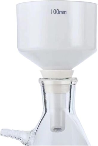 1 قطعة 40 مللي متر إلى 150 مللي متر الخزف قمع الكيمياء مختبر الترشيح مجموعة مرشح أدوات مسامية قمع تصفية بوتقة (100 مللي متر) in Kuwait