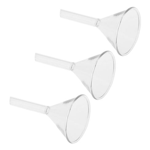 GANAZONO 3pcs Wide Mouth Glass Filter Funnel Scientific Filling Funnel for Laboratory Use in Saudi Arabia