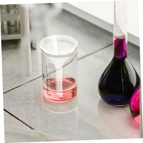 GANAZONO 3pcs Wide Mouth Glass Filter Funnel Scientific Filling Funnel for Laboratory Use in Saudi Arabia