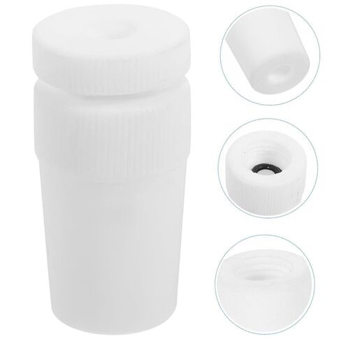 ULTECHNOVO قضيب تحريك مغناطيسي PTFE غطاء بديل لسدادة النمام لتطبيقات درجات الحرارة العالية، غطاء نهاية PTFE خفيف الوزن مقاوم للتآكل ضروري للاستخدام الصناعي في المختبر in Saudi Arabia