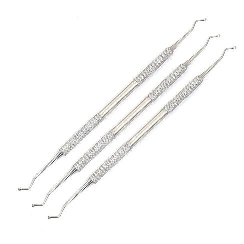 Dental EXCAVATORS 125/126, Spoons 2.5MM Double Ended Restorative Stainless Steel 3 Pieces Instruments by G.S Online Store in Saudi Arabia