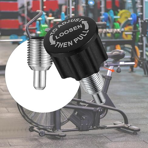 2 Pcs M16 Pull Pin Knob, Universal M16 Adjustment Release Pull-up Spring Knobs, Exercise Bike Pull Pin Spring Knob Replacement, Screw Replacement Parts for Fitness Equipment in Saudi Arabia