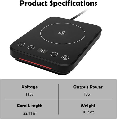 FJ FOUR JOYS Sourdough Starter Warmer with Precise Thermostat Control(70-100°F), Digital Display, Auto On/Off, 1-12 Hours Timer - Perfect for Sourdough Bread Fermentation and Home Baking in Kuwait