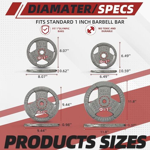 Fitvids Standard Barbell Weight Plates and Bar Set Olympic Bar for Weightlifting in Saudi Arabia