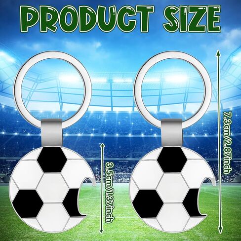 Soccer Bottle Opener Keychain - Premium Zinc Alloy Football Fan Gift with Pull Tab Design, Sports Souvenir for Beer Parties, Game Day & Soccer Enthusiasts (2026 Cup) in Saudi Arabia