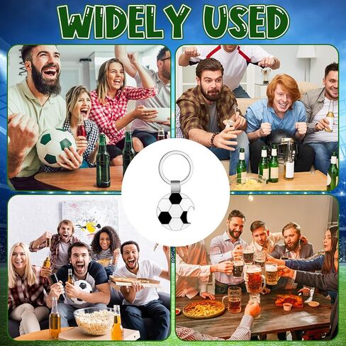 Soccer Bottle Opener Keychain - Premium Zinc Alloy Football Fan Gift with Pull Tab Design, Sports Souvenir for Beer Parties, Game Day & Soccer Enthusiasts (2026 Cup) in Saudi Arabia