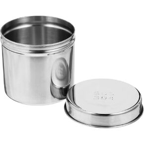 COHEALI Stainless Steel Container Stainless Steel Rustproof Dressing Jar Unguent Storage Can Gauze Holder for Hospital Coffee Container in Kuwait