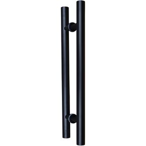 Door Handles, Heavy-Duty Commercial Grade Round Tube Sliding Door Glass Frame Door Push-Pull Handle in Kuwait