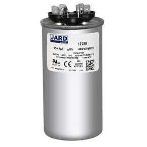 Lennox 100335-12 - 45 + 5 uf MFD 440 Volt VAC Replacement Round Dual Run Capacitor in Saudi Arabia