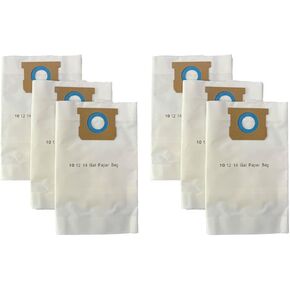 6 عبوات من أكياس الاستبدال لتناسب متجر Vac Type F، Type I سعة 10-14 جالون، VF2005؛ اكتب واو 90662 9066233؛ النوع الأول 90672 9067233 in Kuwait