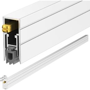 Automatic Door Sweeping Bottom Aluminum Alloy 36-inch Surface Mount Type - Suitable for Door Bottom Sealing Sound Insulation Windproof Dustproof Light Blocking and Small Animal Prevention in Kuwait