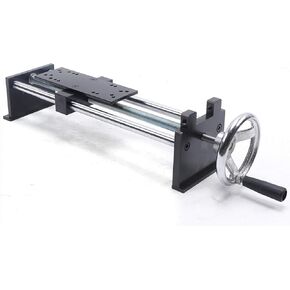 حامل اختبار قوة سحب الدفع، حامل اختبار التوتر الحلزوني الأفقي اليدوي 500 نيوتن مع مشبكين لاختبار الشد للأسلاك والكابلات، 220 مم، أسود، 1 in Kuwait